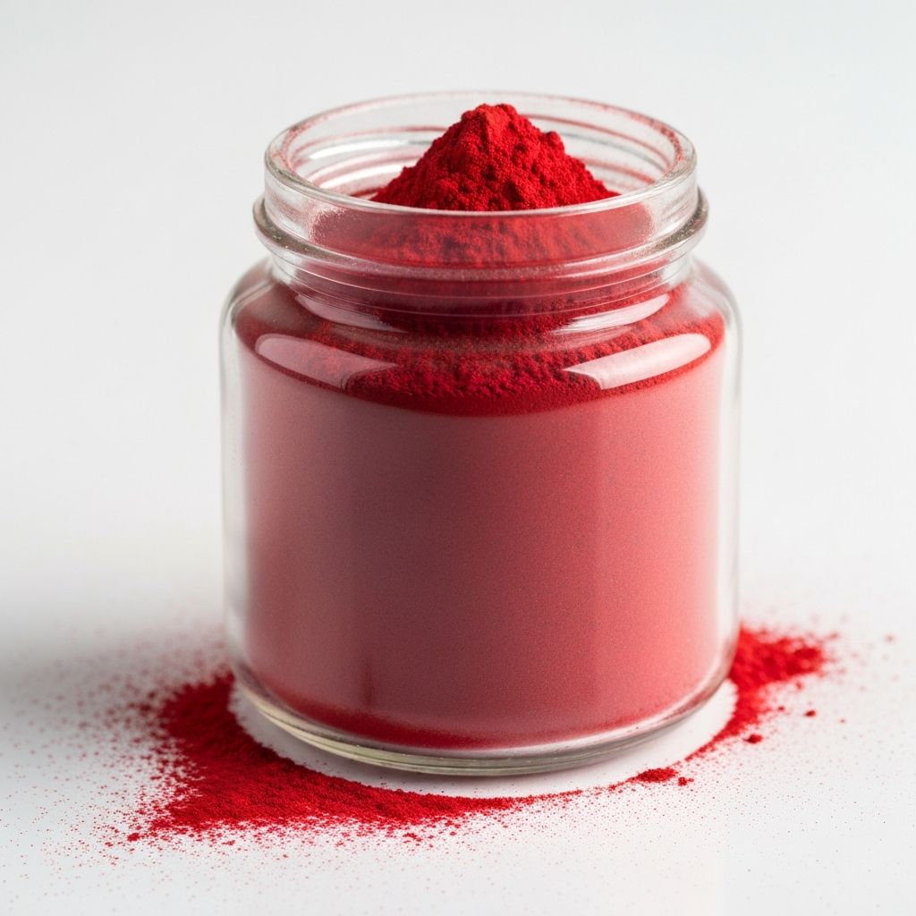Red pigment powder